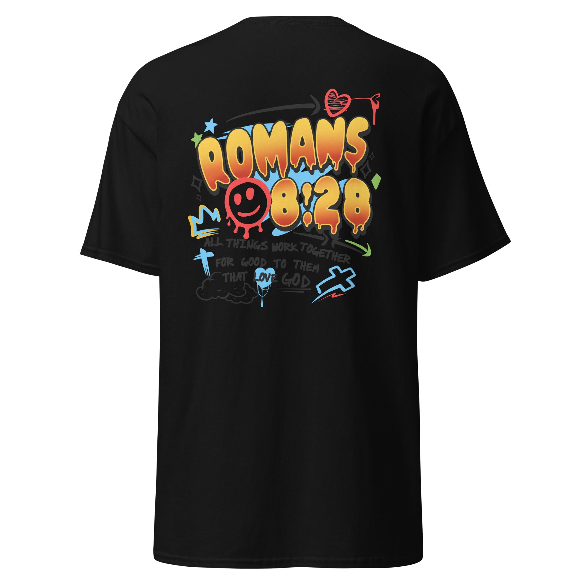 Romans 828 Graphic - Unisex Tee